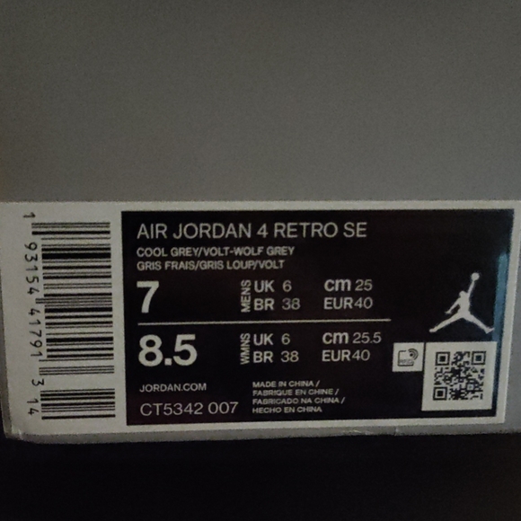 Jordan 4 Retro "Neon 95" SE - Picture 8 of 8